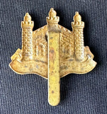 British Army Cambridgeshire Regiment Cap Badge (Brass) (SS)