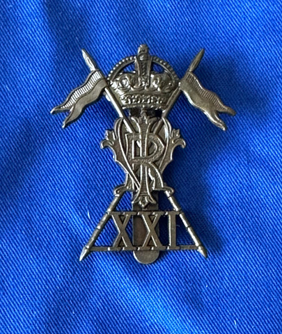 British Army 21st Lancers Cap Badge (SP)