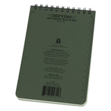 Rite In The Rain Top Spiral Notebook 946 4" x 6" - Green