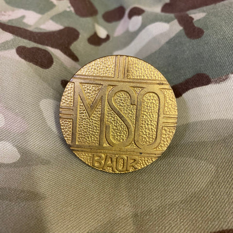 MSO BAOR Badge (MM)
