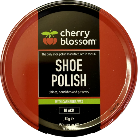 Cherry Blossom Shoe Polish - Black (80g)
