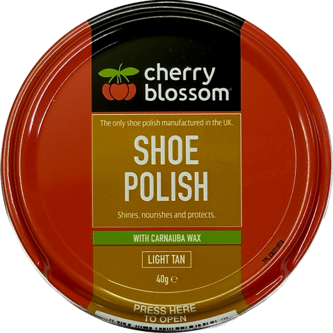 Cherry Blossom Shoe Polish - Light Tan