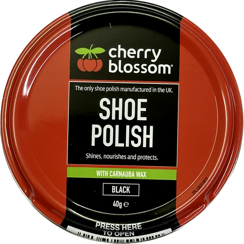 Cherry Blossom Shoe Polish - Black (40g)
