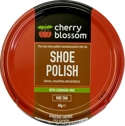 Cherry Blossom Shoe Polish - Mid Tan