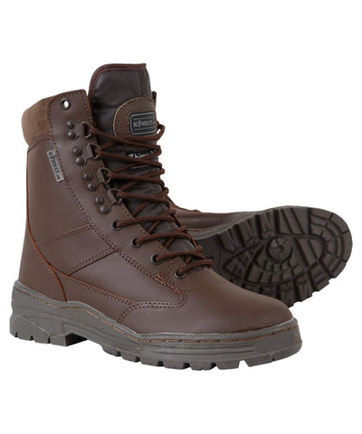 Kombat Full Leather Patrol Boots - MoD Brown (1-6)