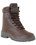 Kombat Full Leather Patrol Boots - MoD Brown (7-13)