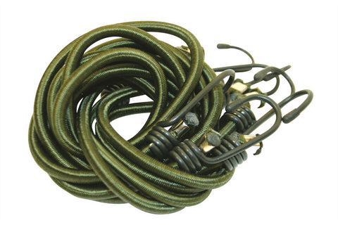 BCB Olive Green Bungees 1m - 4 pack