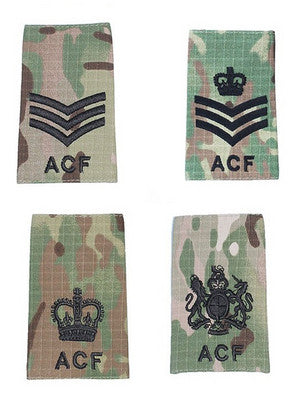 Rank Slides, ACF, Multi, Black thread