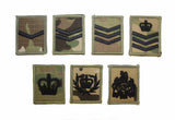 Rank Patch, Multi, Black Thread