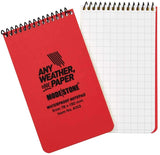 Modestone Top Spiral Waterproof Notebook 30 Sheets 76 x 130 mm