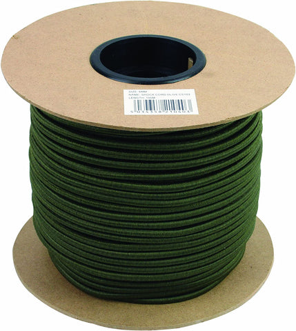 Bungee Cord - 6 mm - Olive Green