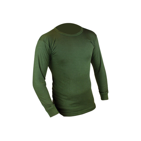 Highlander Thermal Base Layer Top - Olive Green