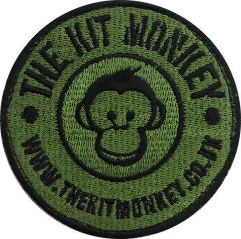 The Kit Monkey Green & Black Badge
