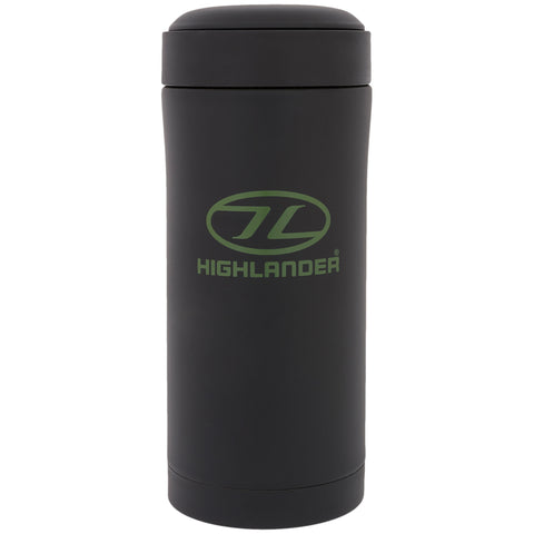 Highlander 330ml Personal Flask - Black