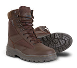 Kombat Half Leather Patrol Boots - MoD Brown (7-13)