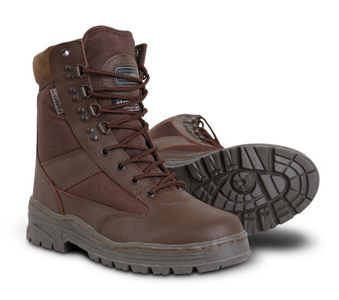 Kombat Half Leather Patrol Boots MoD Brown 3 6 The Kit Monkey