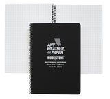 Modestone Side Spiral Waterproof Notebook 30 Sheets A5