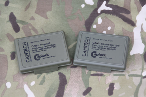 Caplock Camtech 3 Colour Camouflage Cream