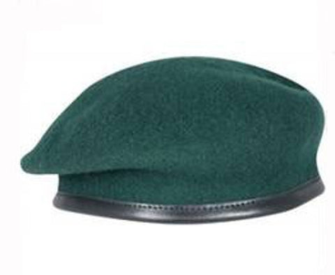 Firmin Small Crown Beret - Commando Green
